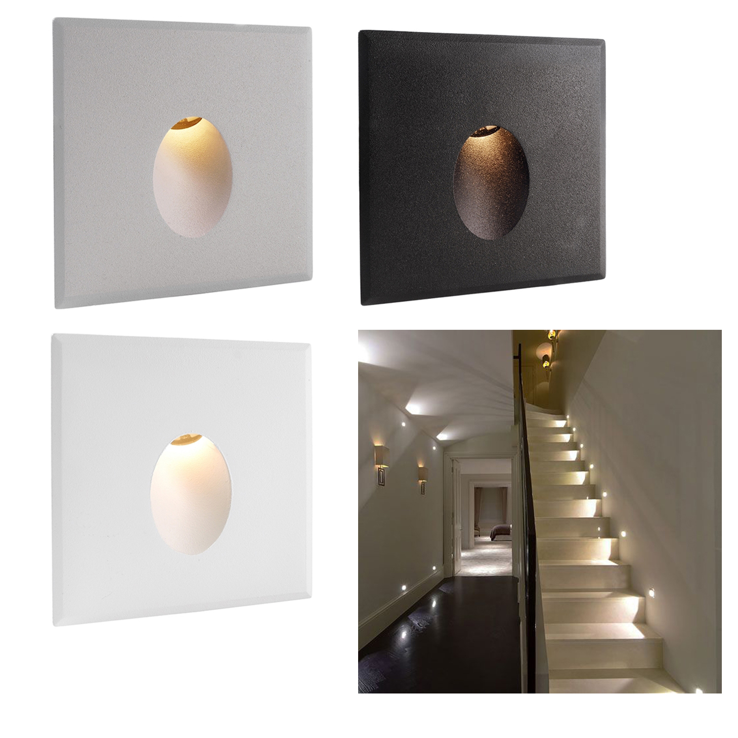 Segnapasso Led Cob 22w Per Scale Corridoi Faretto Incasso Segnapassi Interno Ebay