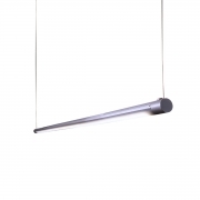 Led montada en la superficie de la luminaria, colgante de la oficina de la casa de 15w de aluminio cepillado, 102cm 1730lm