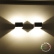 Faretto lampada led parete applique design moderno luce calda COB LED 4W 220V